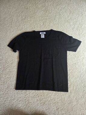 ICE Black Short-Sleeve Crewneck Top